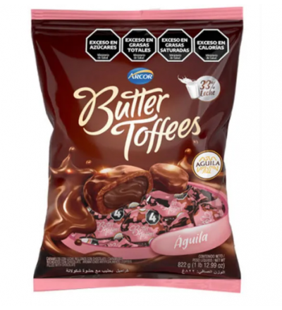 CARAMELO BUTTER TOFFEES AGUILA X 959 GR