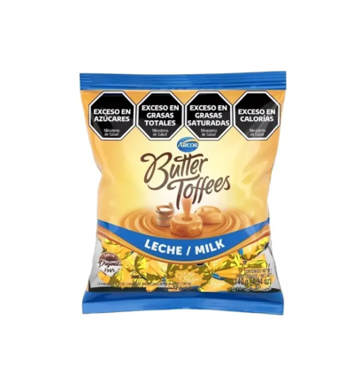 CARAMELO BUTTER TOFFEES DULCE DE LECHE X 140 GR