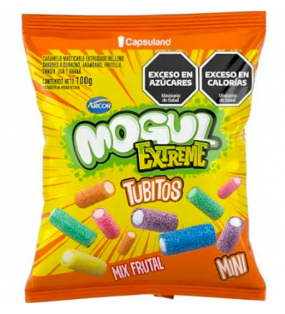 MOGUL MINI TUBO 100G MIX FRUTA
