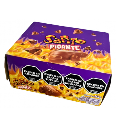 CHOCOLATE SAPITO MANGO PICANTE X 24 UNIDADES