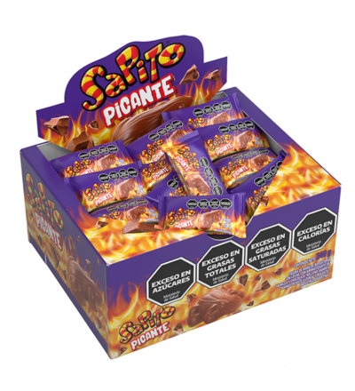 CHOCOLATE SAPITO MANGO PICANTE X 24 UNIDADES
