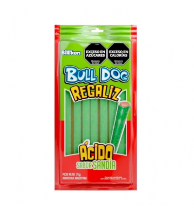 REGALIZ BULL DOG SANDIA 75 GR