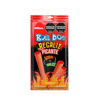 REGALIZ BULL DOG 75G PICANTE