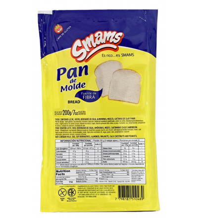 PAN DE MOLDE SMAMS 200 GR