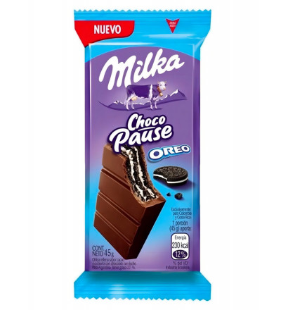 CHOCOLATE MILKA CHOCOPAUSE OREO X 24 UNIDADES