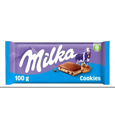 CHOCOLATE MILKA COOKIES 100 GR
