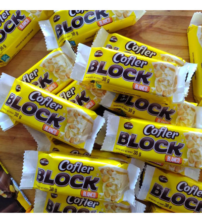 COFLER BLOCK 38G X 20 U BLANCO CAJA