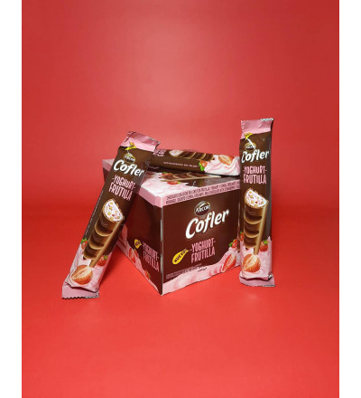 CHOCOLATE COFLER YOGURT FRUTILLA CAJA X 20 UNIDADES