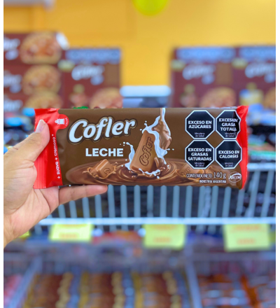 CHOCOLATE COFLER LECHE 140 GR