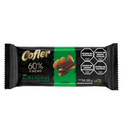 COFLER 100 GR 60% ALMENDRAS /