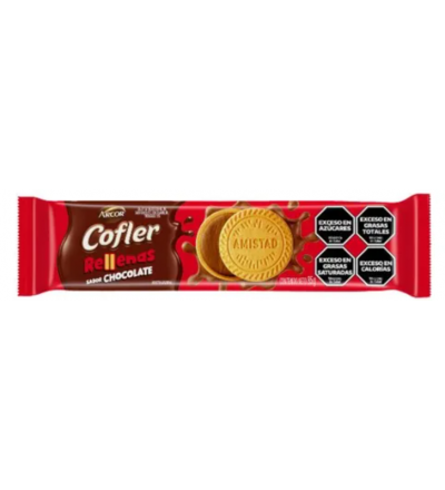 GALLETAS COFLER RELLENO CHOCOLATE 85 GR