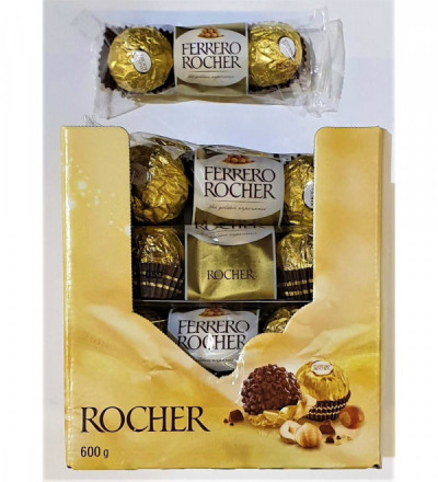 FERRERO ROCHER X 3 U*DISPLAY 16 TIRAS