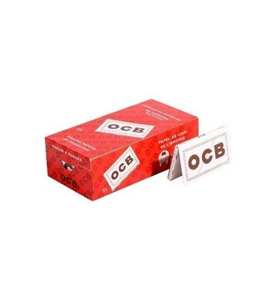 PAPEL OCB X 25 ROJO