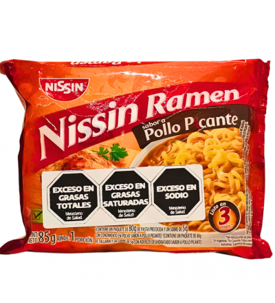 NISSIN RAMEN POLLO PICANTE 85G