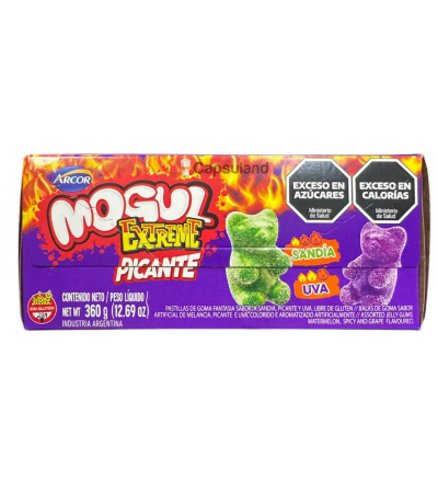 GOMITA MOGUL OSITO PICANTE X 12 UNIDADES