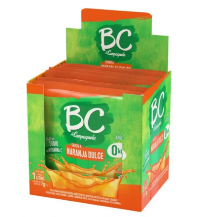 JUGO BC.X 18 U. NARANJA-DULCE/