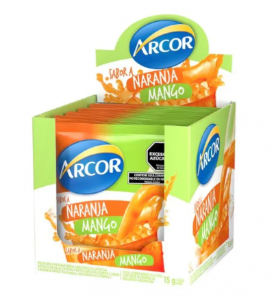 JUGO ARCOR NARANJA MANGO X 18 UNIDADES