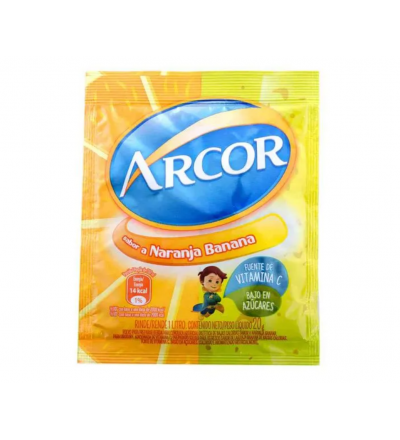 JUGO ARCOR NARANJA BANANA X 18 UNIDADES