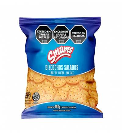 BIZCOCHOS SALADOS SMAMS 150G