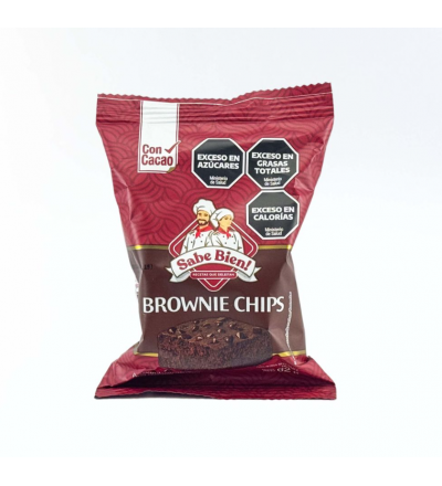 BROWNIE CHIPS 62GR SABE BIEN