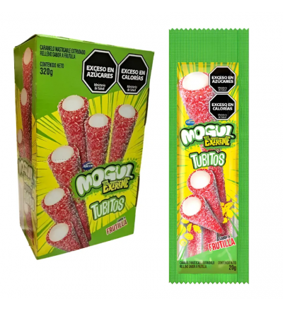 TUBITOS MOGUL EXT FRUTILLA X16