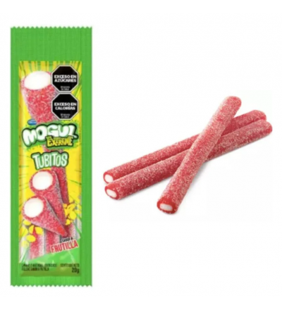 TUBITOS MOGUL EXT FRUTILLA X16