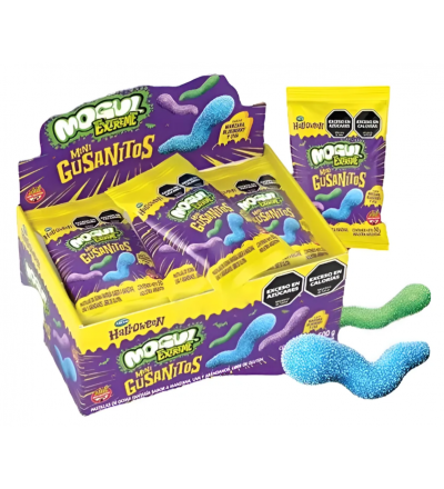 GOMITA MOGUL MINI GUSANITOS 50 GR X 10 UNIDADES
