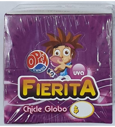 CHICLE FIERITA 100 U UVA /