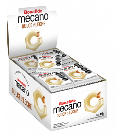 CHOCOLATE MECANO BLANCO X 24 UNIDADES