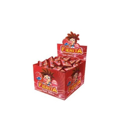 CHICLE FIERITA 100 U FRUTILLA