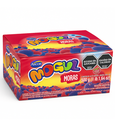 GOMITA MOGUL MORAS X 10 UNIDADES 50 GR