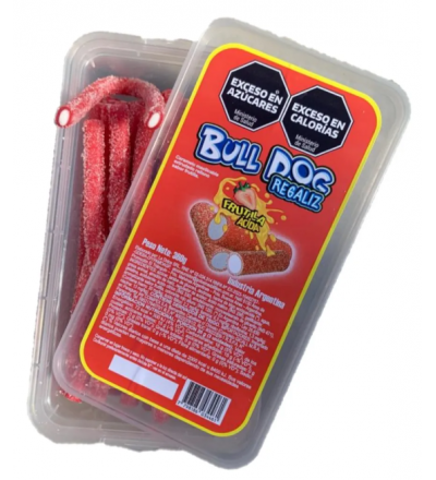 REGALIZ BULL DOG FRUTILLA 360 GR