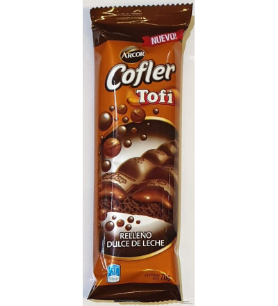 COFLER TOFI 70GR.DULCE DE LECHE C/U