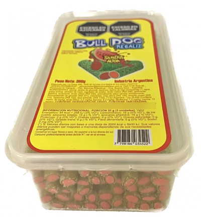 REGALIZ BULL DOG 360G SANDIA