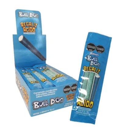 REGALIZ BULL DOG FRAMBUES X 12