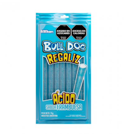 REGALIZ BULL DOG FRAMBUESA 75 GR