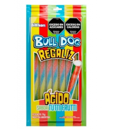 REGALIZ BULL DOG 75G TUTTI