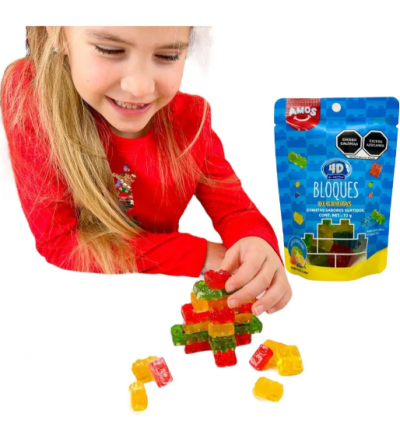 GOMITA 4D AMOS 100G BLOQUES