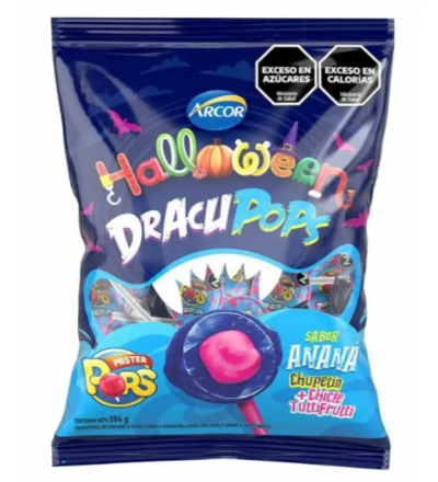 CHUPETIN DRACU POPS ANANA X 24 UNIDADES