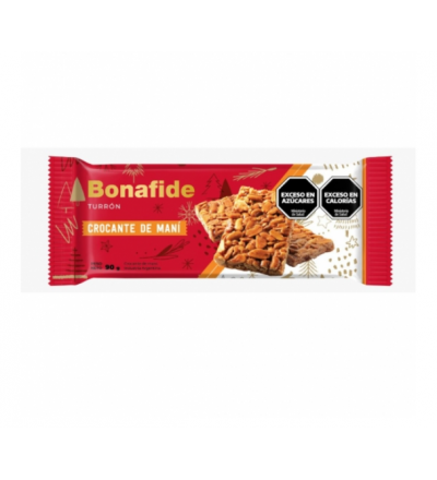 TURRON BONAFIDE 90G MANI CROCA