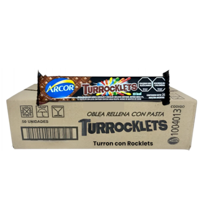 TURRON ROCKLETS X 50 UNIDADES