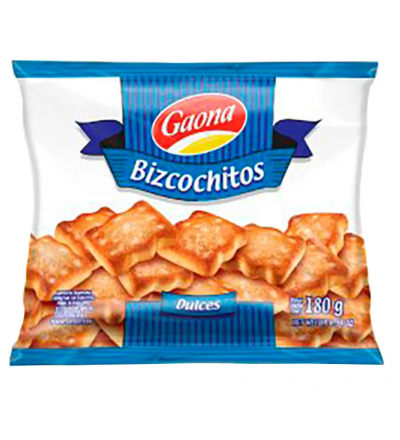 BIZCOCHITOS GAONA 180GR DULCES