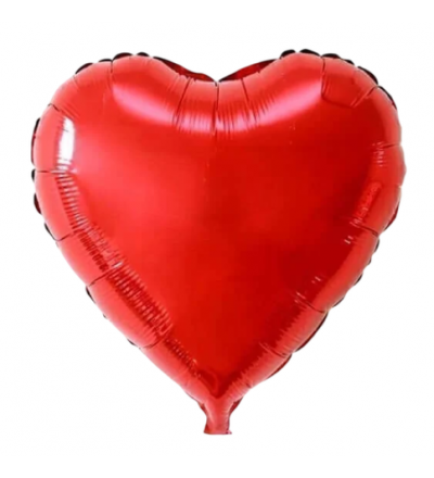 GLOBO CORAZON ROJO C/U
