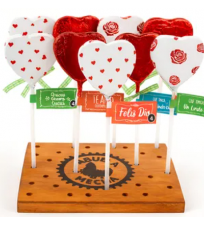 CHUP CORAZON CHOC MECHA C/U /