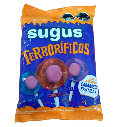 CHUPETIN SUGUS TERROR X 24 UNIDADES