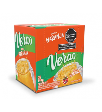 JUGO VERAO X 20 U NARANJA /