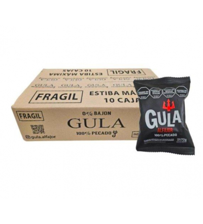 ALF GULA CAJA X 18 NEGRO