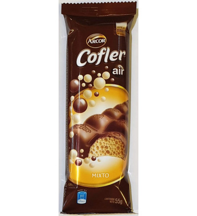 CHOCOLATE COFLER AIR BLANCO X 55 GR