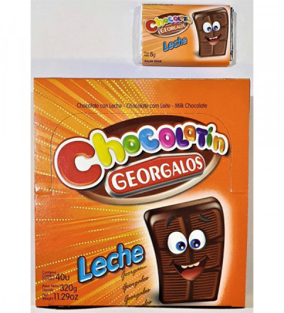 CHOCOLATE GEORGALO X40 NEGRO  /