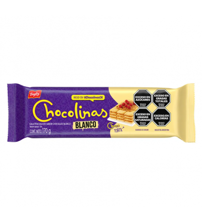 CHOCOLINAS 170 GR BLANCO